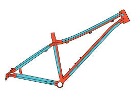 RideWrap Covered Steel MTB Frame Protection Kit - Gloss