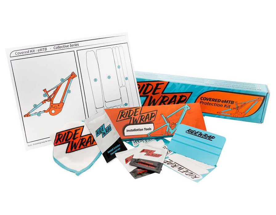 RideWrap Covered Protection eMTB Frame Kit - Gloss