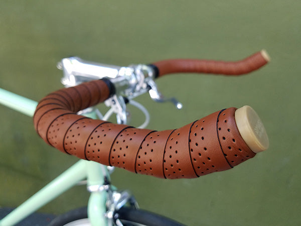 Brooks, Perforated Leather, Handlebar Tape, Antique Brown
