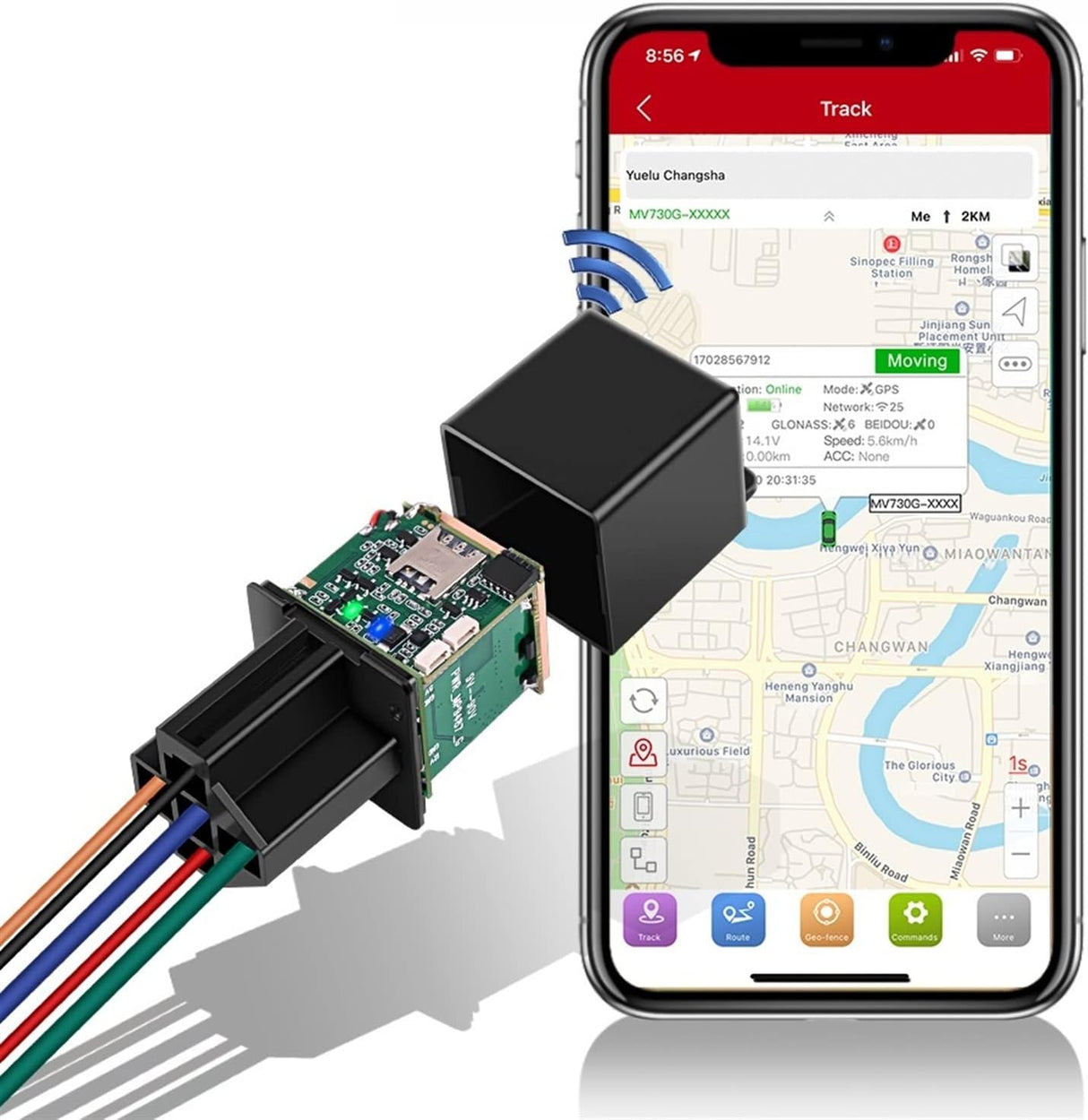 GPS Tracker YunTrack CJ730 4g(9v-95v)