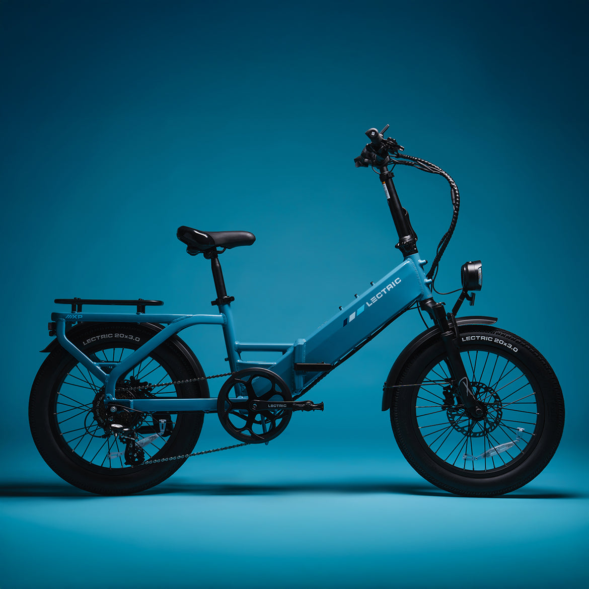 Open Box Lectric XP4 750 Step-Thru eBike - Raindrop Blue Grade A