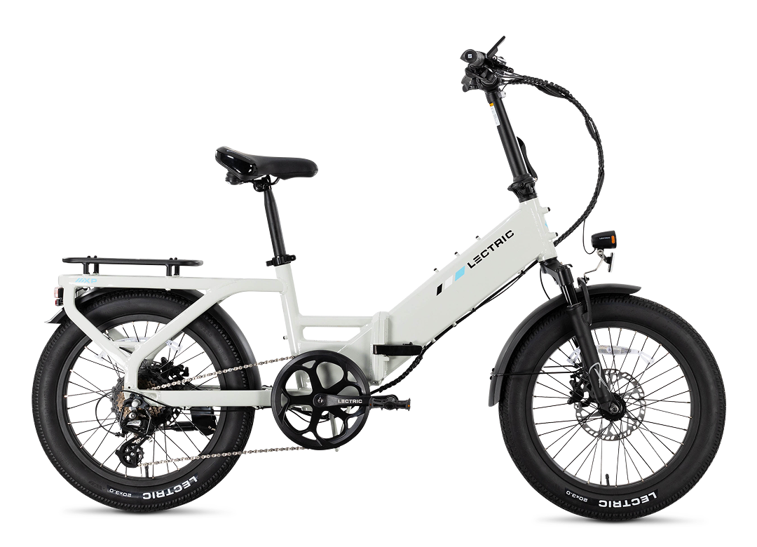 Open Box Lectric XP4 750 Step-Thru eBike - Stratus White Grade A