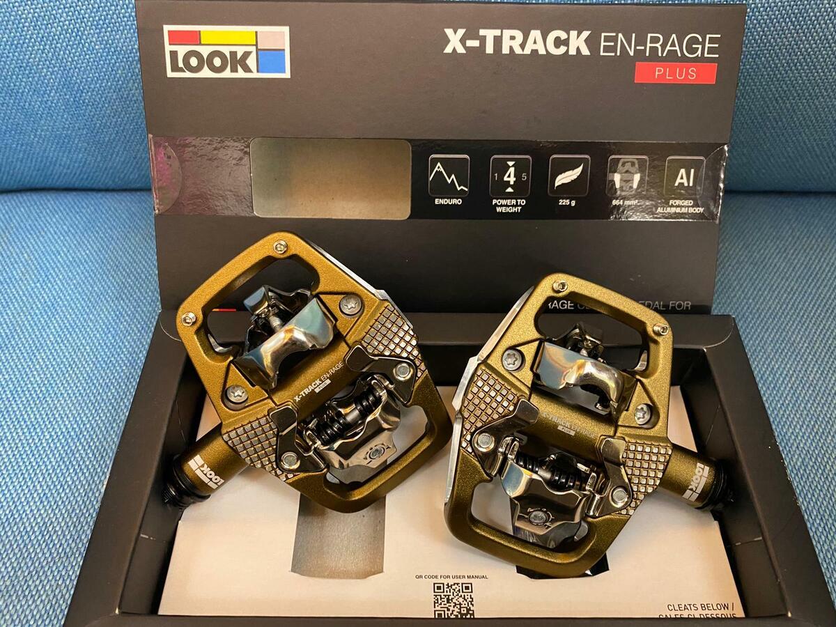 Look, X-Track En-Rage +, Pedals, Body: Aluminum, Bronze