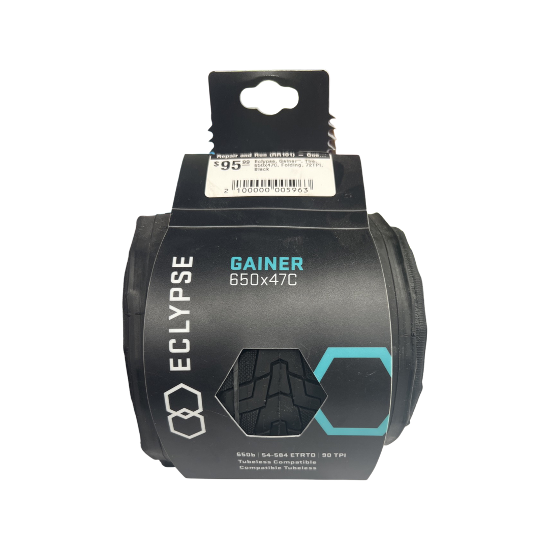 Eclypse, Gainer™, Tire, 650x47C, Folding, 72TPI, Black