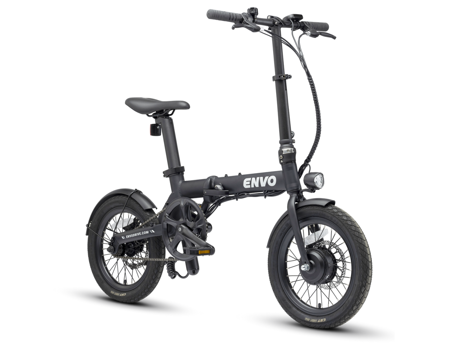 ENVO Lynx-16 Folding E-Bike - Black