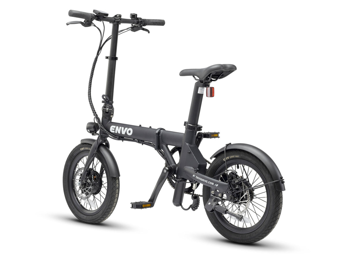 ENVO Lynx-16 Folding E-Bike - Black