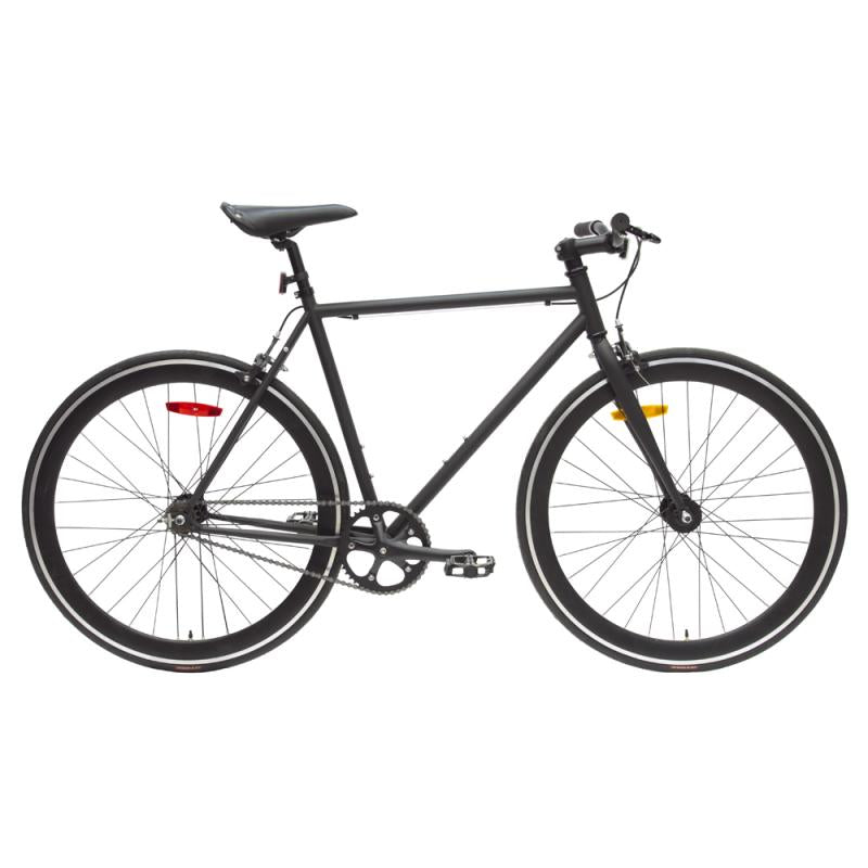 SINGLE SPEED, FLAT BAR, MATT BLACK 21.5''/54CM