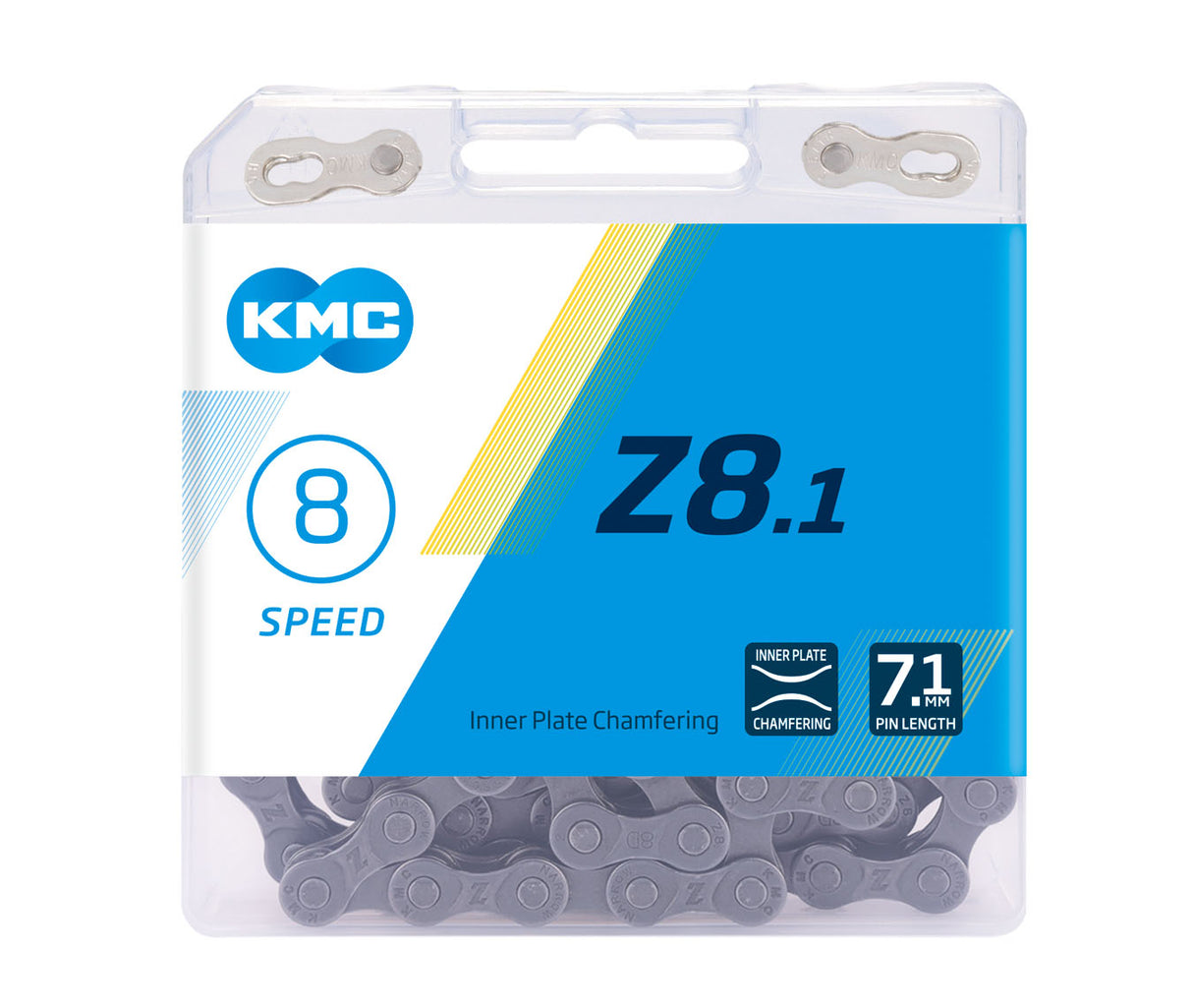 KMC CHAIN 6/7/8  SPEED z8.1 (grey)