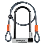 Kryptonite Kryptolok Standard U-Lock with 4 ft Flex Cable