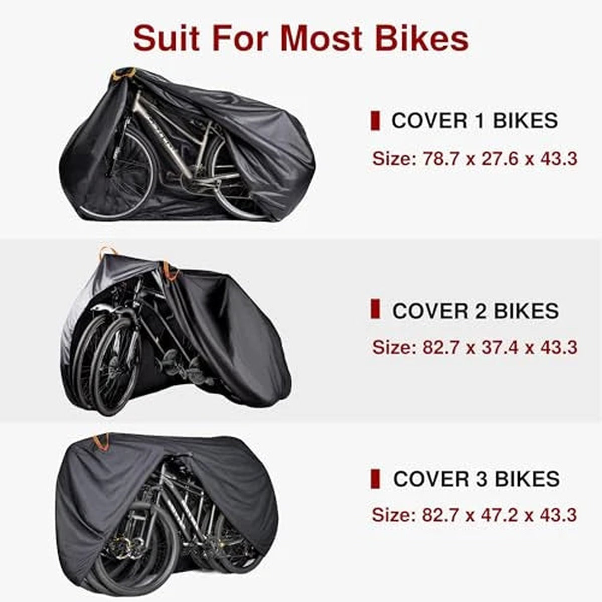 Bicycle Rain Cover, PEVA, Silver