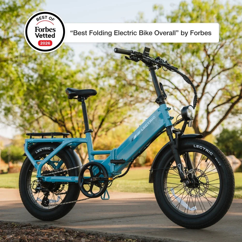 Open Box Lectric XP4 750 Step-Thru eBike - Raindrop Blue Grade A