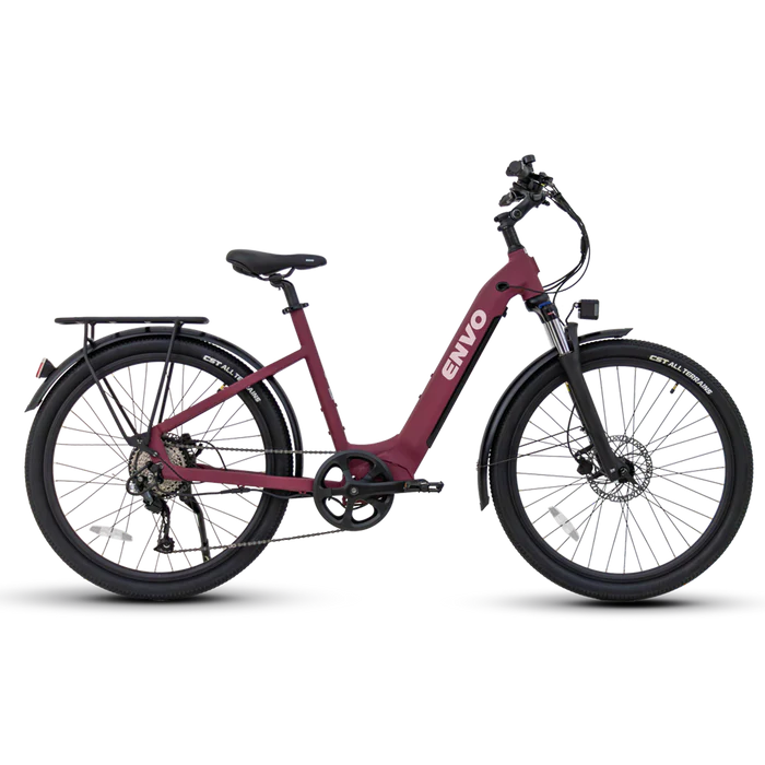 ENVO - ST50 Electric Bike - Small / Maroon