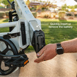 Open Box Lectric XP4 750 Step-Thru eBike - Stratus White Grade A