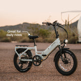 Open Box Lectric XP4 750 Step-Thru eBike - Stratus White Grade A