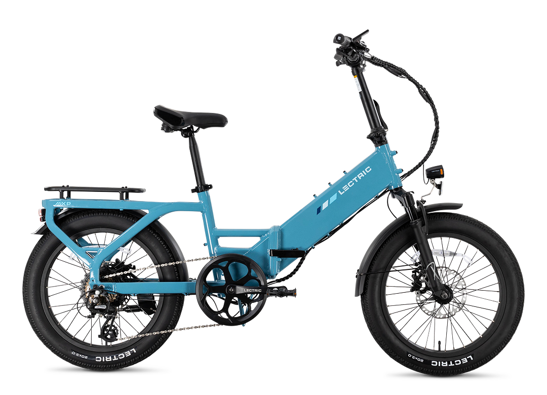 Open Box Lectric XP4 750 Step-Thru eBike - Raindrop Blue Grade A