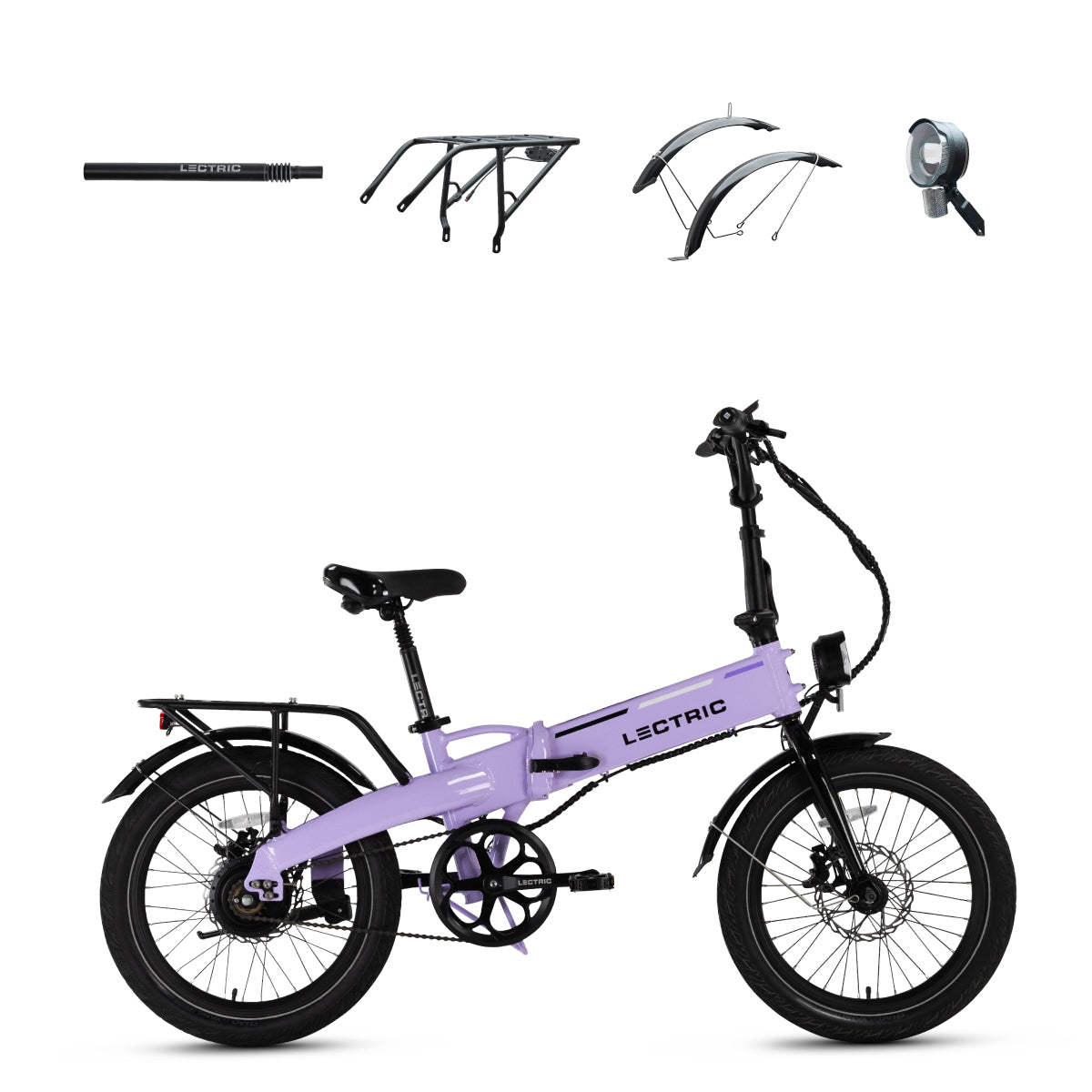 Open Box Lectric XP Lite2 Long-Range eBike - Lavender Haze Grade A