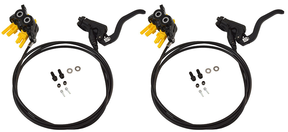 Magura MT5 Disc Brake, Black and Silver, /each (fits Front or Rear, Flip-Flop)