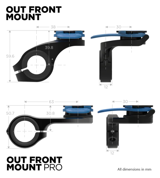 Quad Lock Out Front Mount (V2)