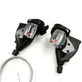 Micro new Bicycle Shifter Pair - Left 3 Speed / Right 10 Speed