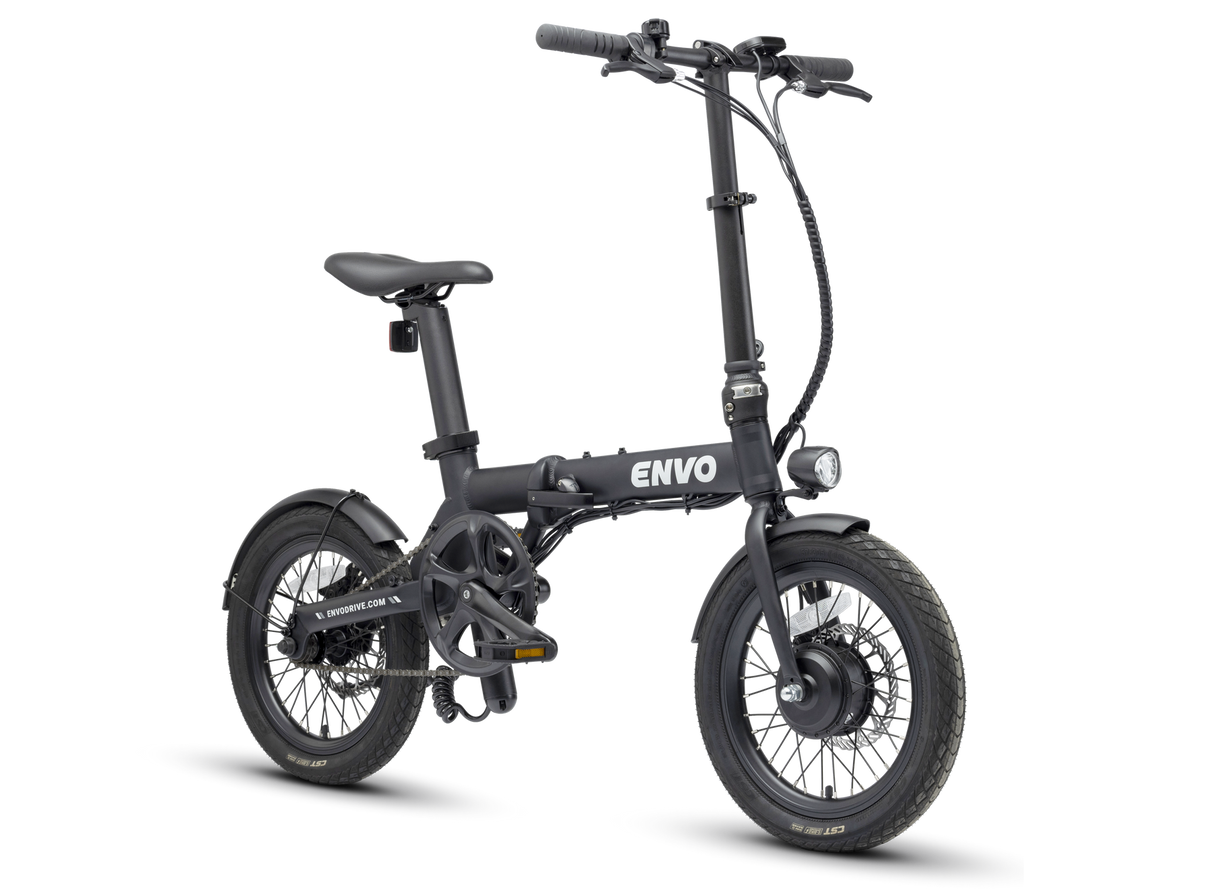 ENVO Lynx-16 Folding E-Bike - Black